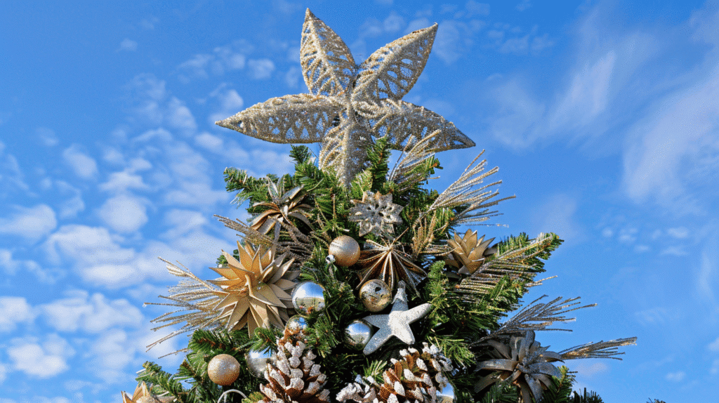 coastal christmas tree star topper