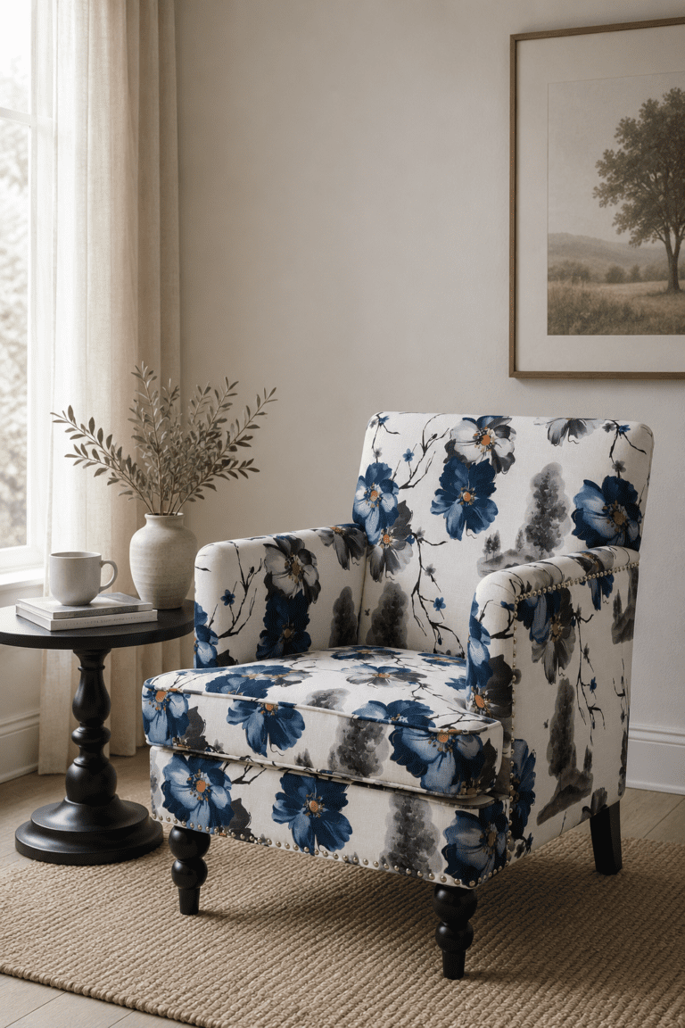 christopher knight home boaz fabric club chair floral print