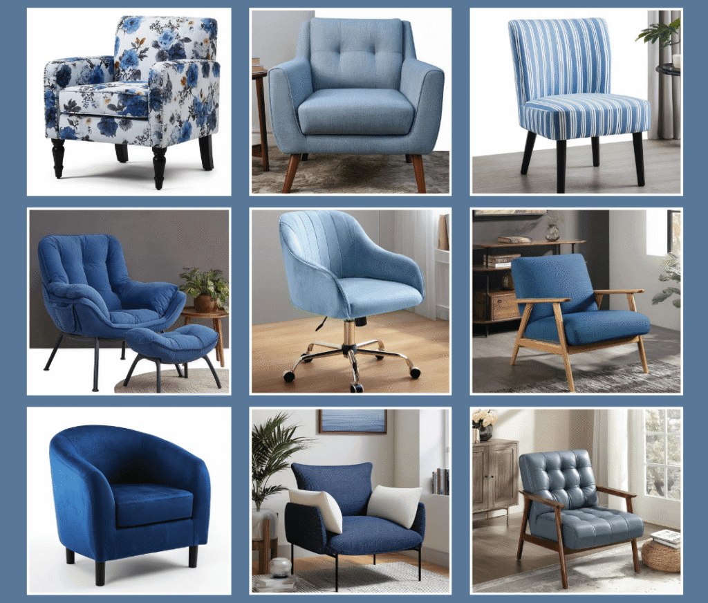 10 Best Blue Accent Chairs for Small Spaces (2026) best blue accent chairs hero